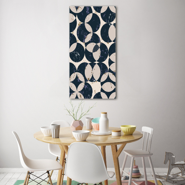 Bild aus glas vertikales Geometrischer Hintergrund