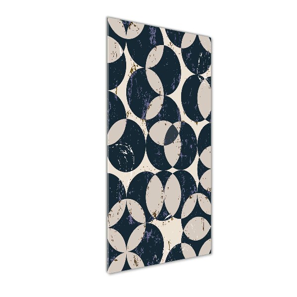 Bild aus glas vertikales Geometrischer Hintergrund