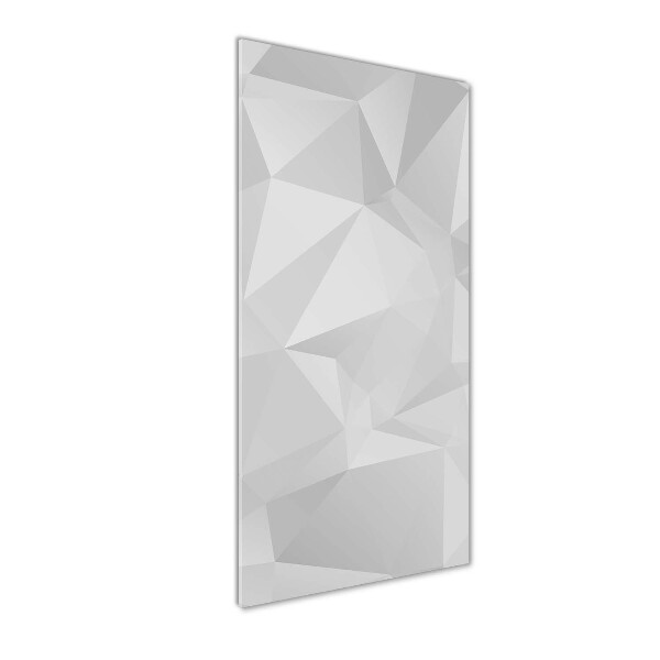 Bild aus glas vertikales Abstrakte Dreiecke