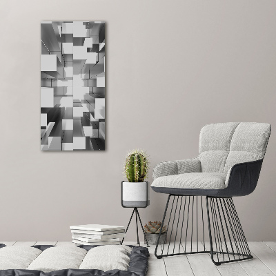 Glasbild vertikales Abstrakter Hintergrund