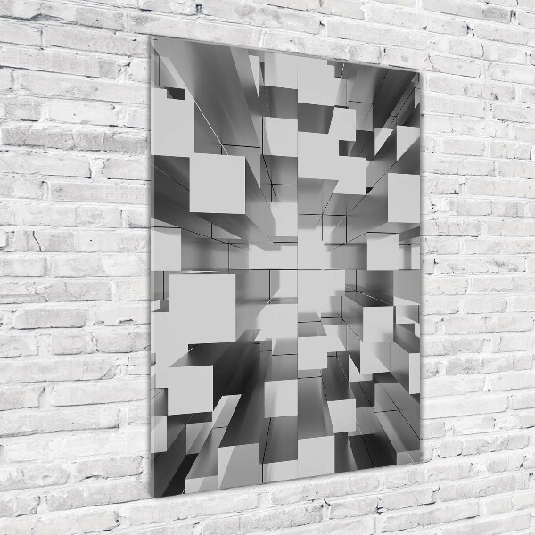 Glasbild vertikales Abstrakter Hintergrund