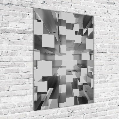 Glasbild vertikales Abstrakter Hintergrund