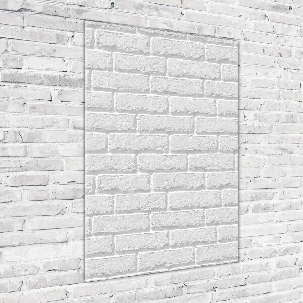 Foto auf glas vertikales Ziegelmauer