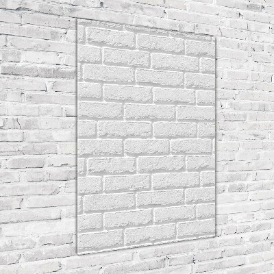 Foto auf glas vertikales Ziegelmauer