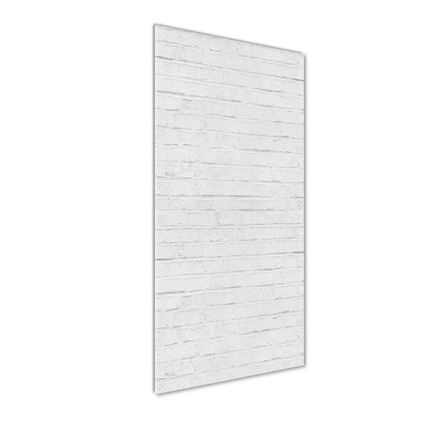 Bild aus glas vertikales Ziegelmauer