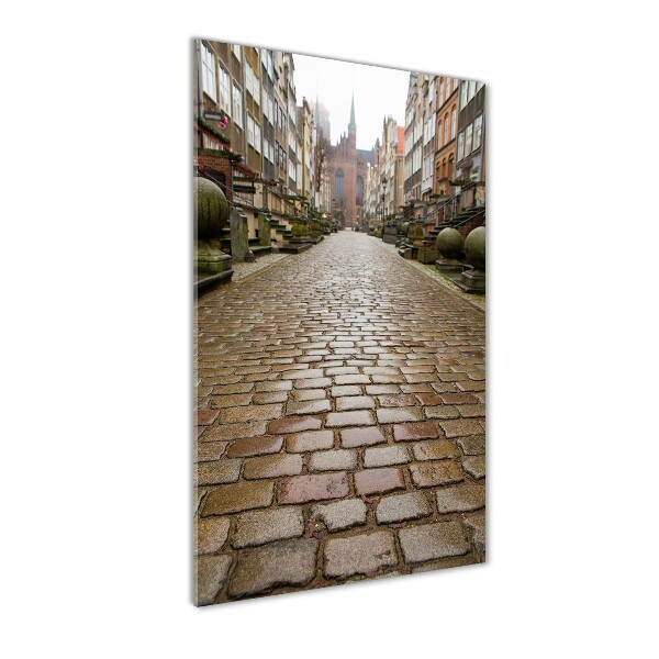 Bild aus glas vertikales Danzig, Polen