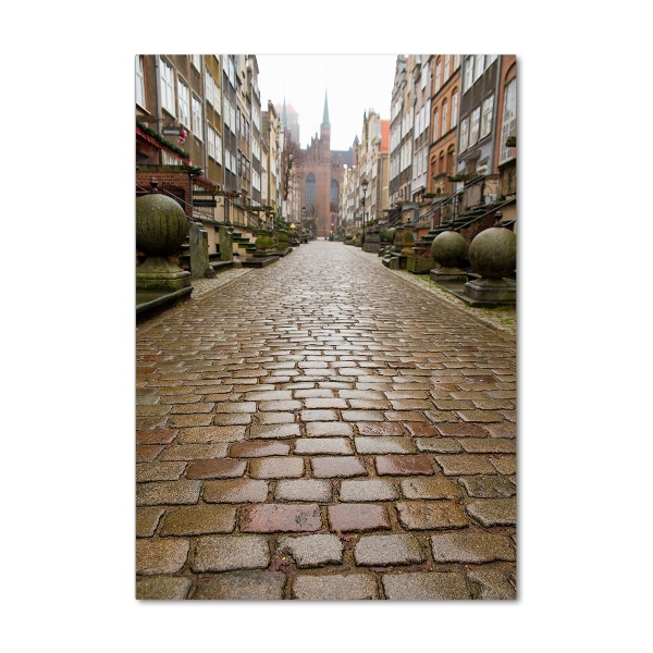 Bild aus glas vertikales Danzig, Polen