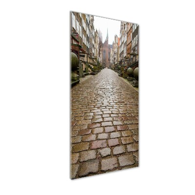 Bild aus glas vertikales Danzig, Polen