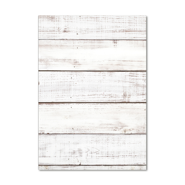 Glasbild vertikales Holzwand