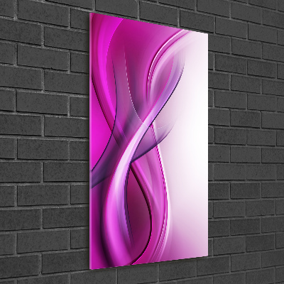 Foto auf glas vertikales Wellen im Hintergrund