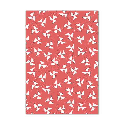 Glasbild vertikales Geometrischer Hintergrund