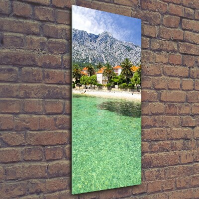 Foto auf glas vertikales Strand in Kroatien