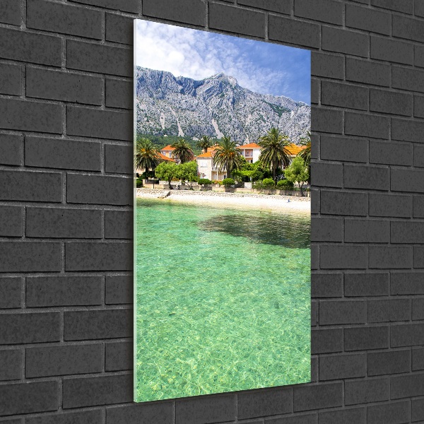 Foto auf glas vertikales Strand in Kroatien
