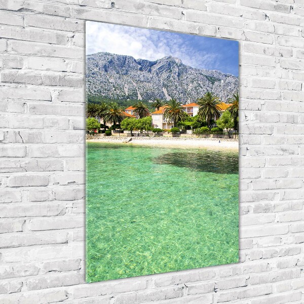 Foto auf glas vertikales Strand in Kroatien
