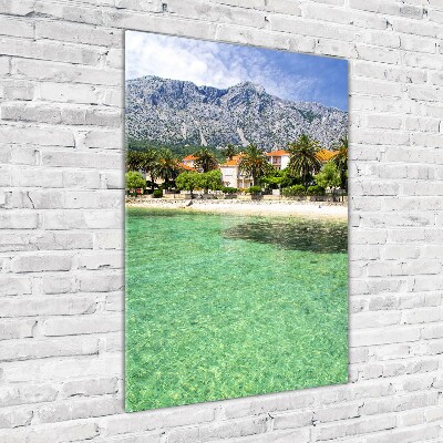 Foto auf glas vertikales Strand in Kroatien