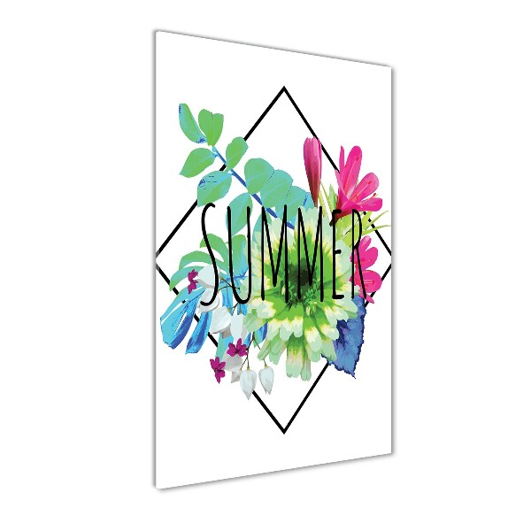 Foto auf glas vertikales Sommer