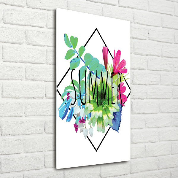 Foto auf glas vertikales Sommer