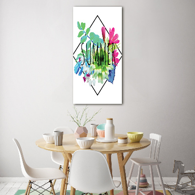 Foto auf glas vertikales Sommer