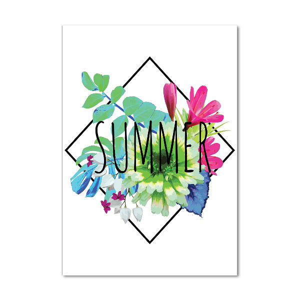 Foto auf glas vertikales Sommer