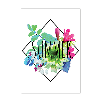 Foto auf glas vertikales Sommer