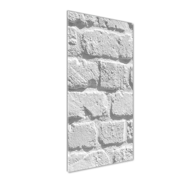 Bild aus glas vertikales Ziegelmauer