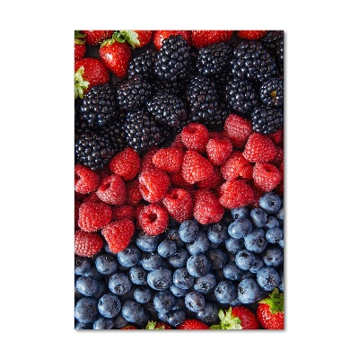 Foto auf glas vertikales Waldfrüchte