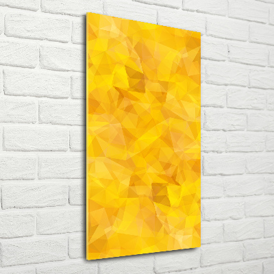 Bild aus glas vertikales Abstrakte Dreiecke