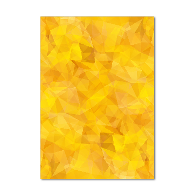 Bild aus glas vertikales Abstrakte Dreiecke