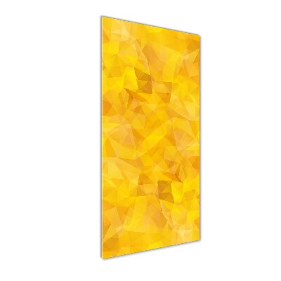 Bild aus glas vertikales Abstrakte Dreiecke