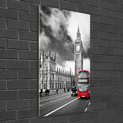 Foto auf glas vertikales Big Ben London
