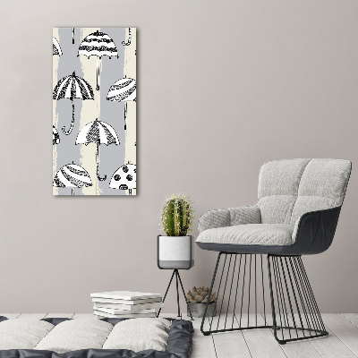 Foto auf glas vertikales Regenschirme