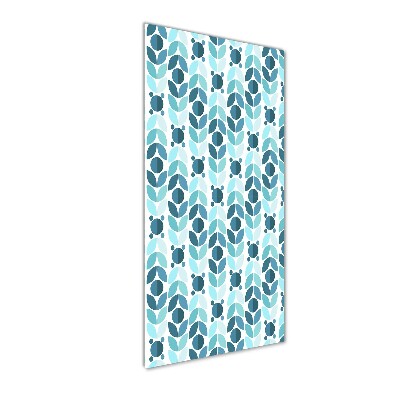 Bild aus glas vertikales Geometrischer Hintergrund