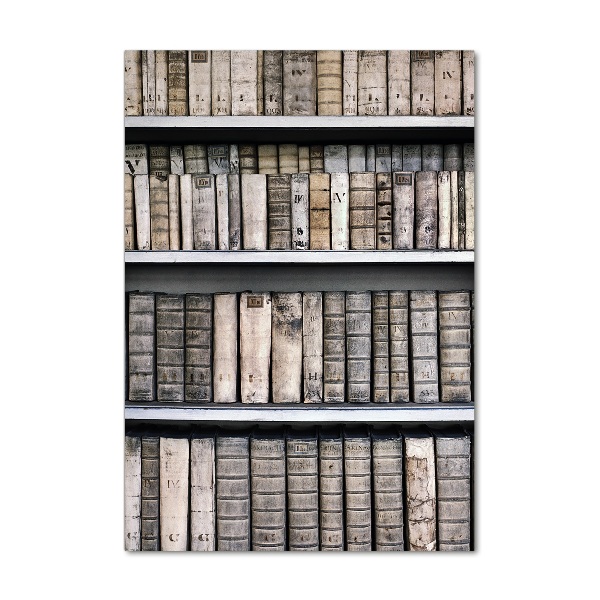 Bild aus glas vertikales Bücherregal