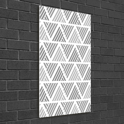 Bild aus glas vertikales Geometrischer Hintergrund