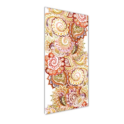 Foto auf glas vertikales Ornamente