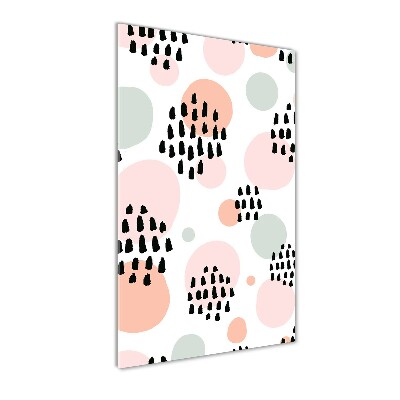 Glasbild vertikales Abstrakter Hintergrund