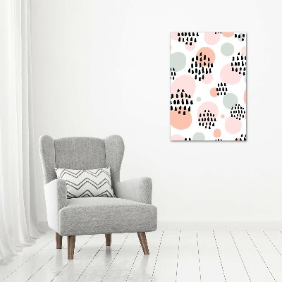 Glasbild vertikales Abstrakter Hintergrund