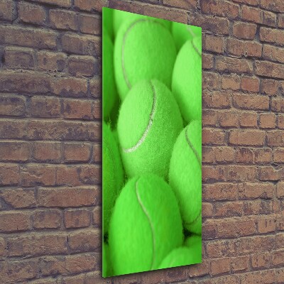 Foto auf glas vertikales Tennisbälle