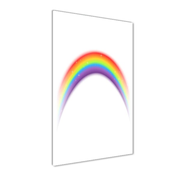 Foto auf glas vertikales Regenbogen