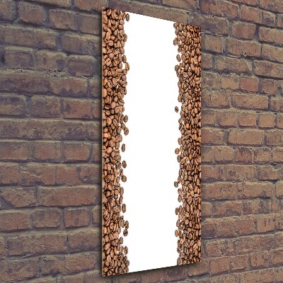 Foto auf glas vertikales Kaffeebohnen