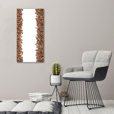 Foto auf glas vertikales Kaffeebohnen