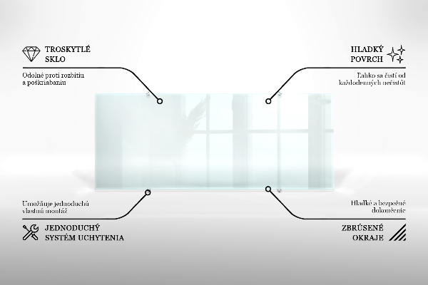 Glas für Küchenrückwand transparent 