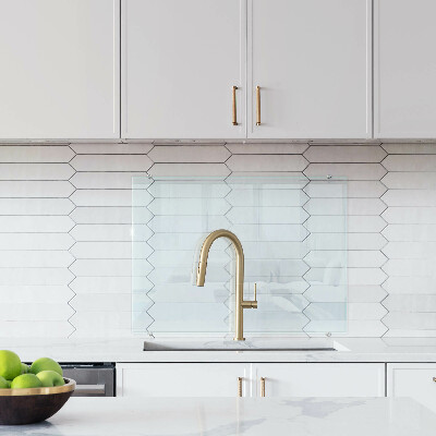 Glas für Küchenrückwand transparent 