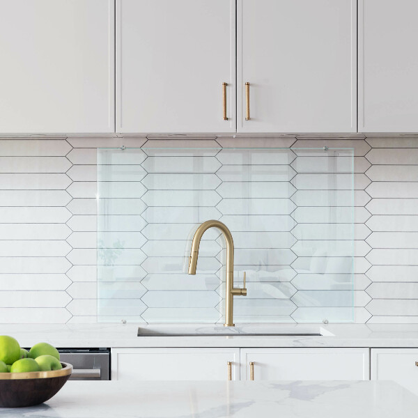 Glas für Küchenrückwand transparent 