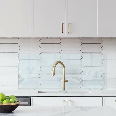 Glas für Küchenrückwand transparent 