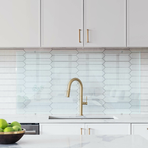 Glas für Küchenrückwand transparent 