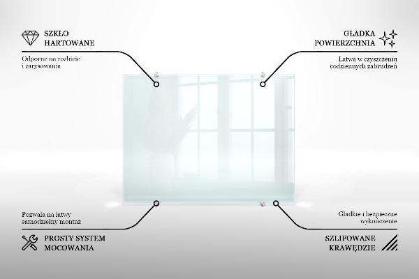 Glas für Küchenrückwand transparent 