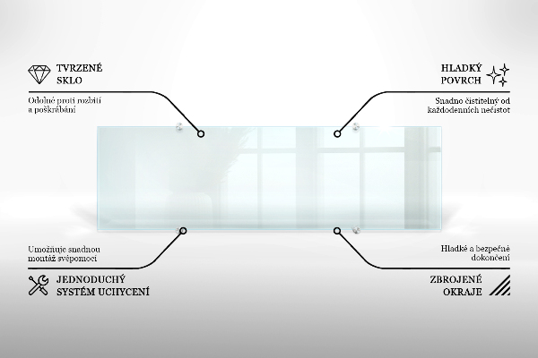 Glas für Küchenrückwand transparent 