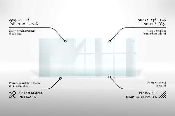 Glas für Küchenrückwand transparent 