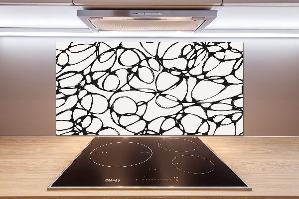 Küchen wandpaneel Chaotische Kreise